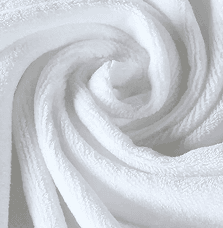 Pure cotton pure white hotel and spa velour bath robe