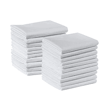 CVC 50/50 polycotton blend 200TC percale plain weave hotel flat sheets