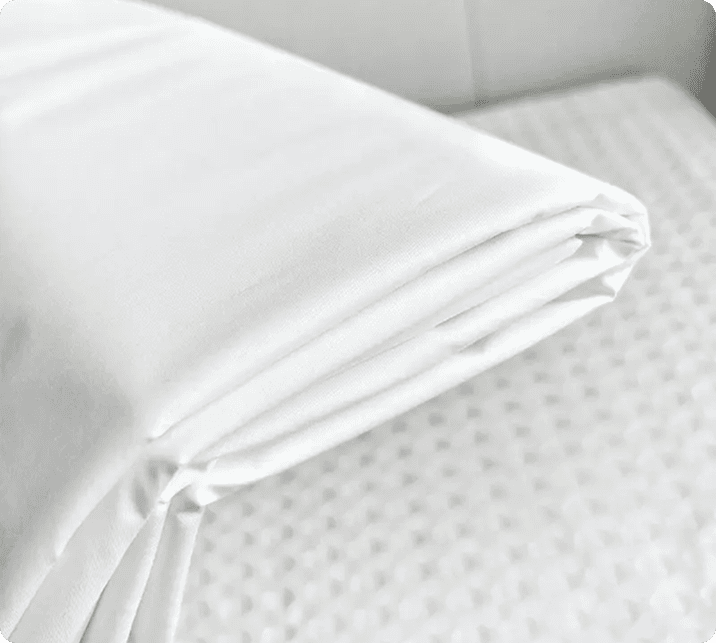 300 thread count plain satin cotton white hotel top sheets