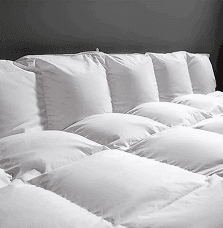 Cotton white hotel duck down quilt 50% down 50% feather