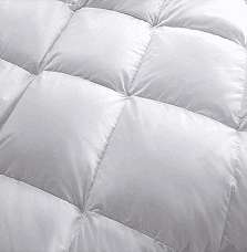 Cotton white hotel duck down quilt 50% down 50% feather