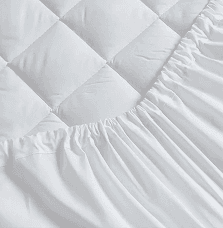 Polyester quilted waterproof hotel mattress pad with TPU lamination