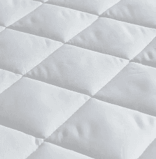 Polyester quilted waterproof hotel mattress pad with TPU lamination