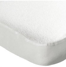 50/50 polyester cotton 180gsm terry towel waterproof hotel mattress protector