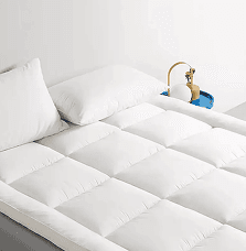 Cotton 233T down-alternative microfiber quilted 1500gsm hotel mattress topper