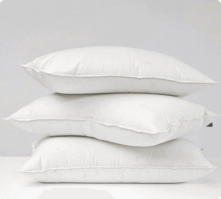 280T cotton shell 70/30 white duck down feather hotel bed pillows