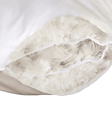 Multiple chamber luxury 90% goose down feather hotel sleeping pillows