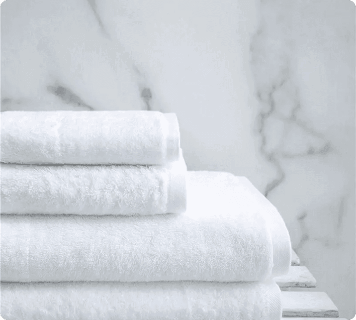 Quality plain white hotel towels sets pure cotton 16s single ring spun