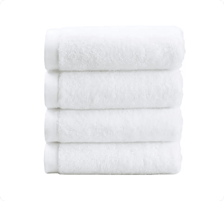 Quality plain white hotel towels sets pure cotton 16s single ring spun