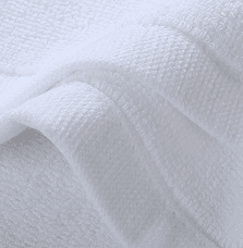 Pure cotton 32s double twist plain terry white hotel towels