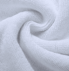 Pure cotton 32s double twist plain terry white hotel towels